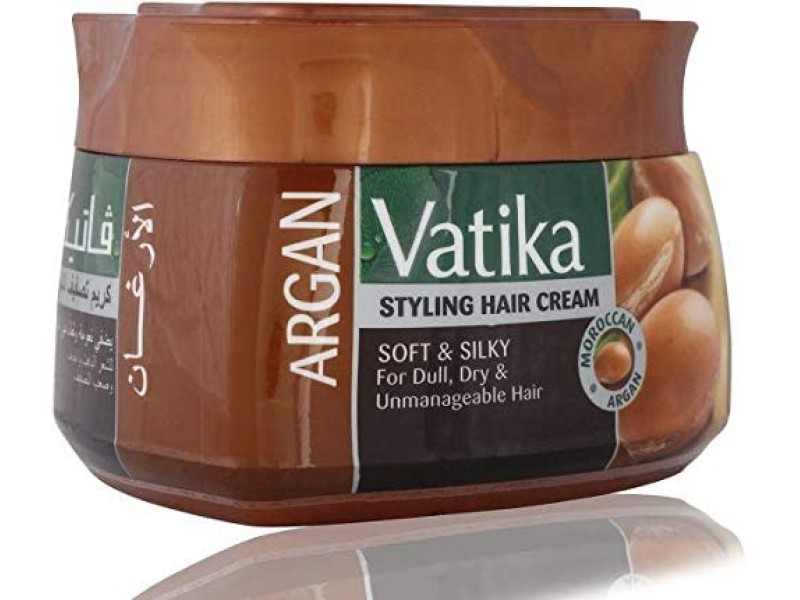 Vatika hair cream twin 2x140ml pack argan