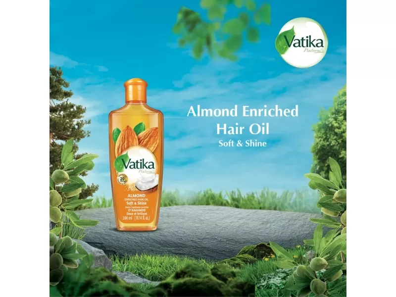 Vatika hair oil 300ml almd