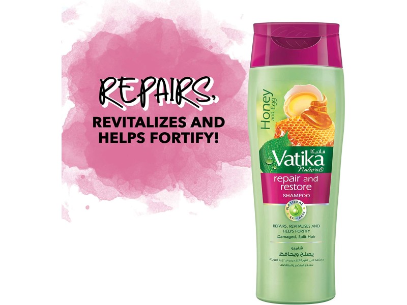 Vatika hair shampoo 200 ml repair&restore