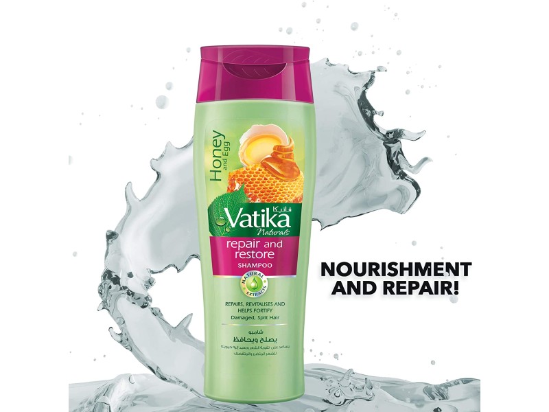 Vatika hair shampoo 200 ml repair&restore
