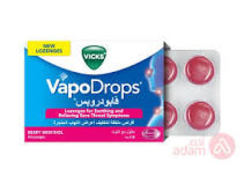 Vicks vapodrops berry menthol 16 lz(0253)